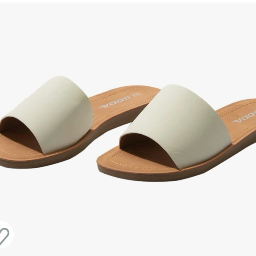 Soda White Slide-Ons